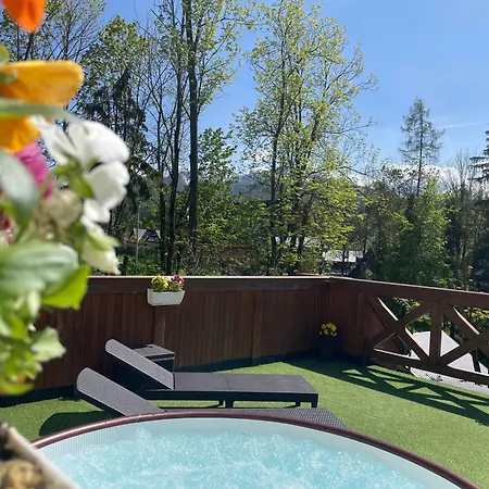 Domek Goralski W Ogrodzie Z Jacuzzi, Basenem I Sauna Ciche Małe Exterior foto