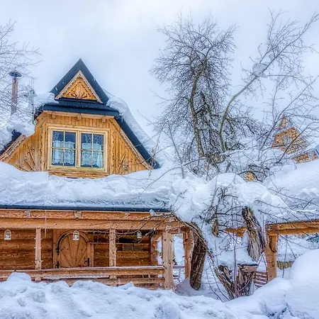 Domek Goralski W Ogrodzie Z Jacuzzi, Basenem I Sauna Ciche Małe Exterior foto