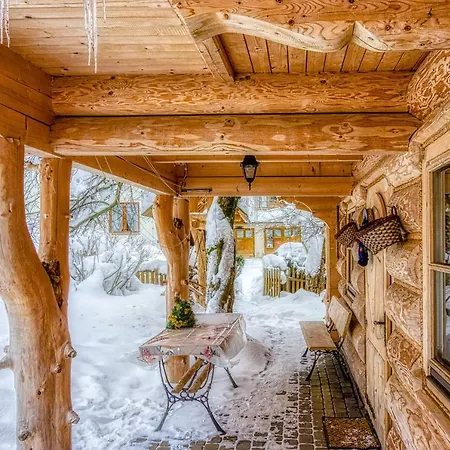 Domek Goralski W Ogrodzie Z Jacuzzi, Basenem I Sauna Ciche Małe Exterior foto